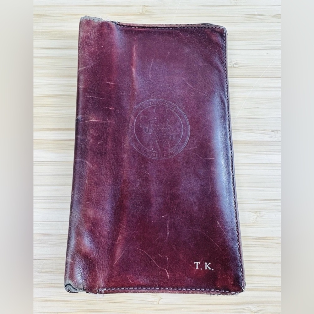 Tiffany & co rare well loved notebook wallet needs rehab